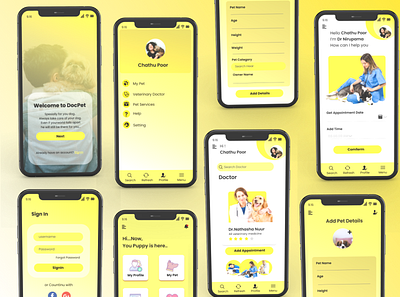 Docpet VeteCare Part_2 design ui ux