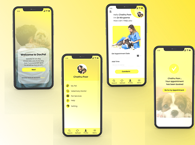 DocPet Login design ui ux