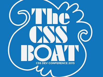 The CSS Boat css futura black illustrator nostalgia parody tv vector