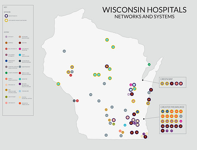 Wisconsin Hospital Networks and Systems healthcare infographic