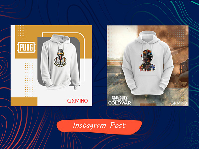 instagram post for gamino design isntagram photoshop post poster psd طراحی گرافیک پست اینستاگرام