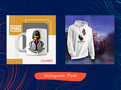 instagram post for gamino design isntagram photoshop post poster psd طراحی گرافیک پست اینستاگرام