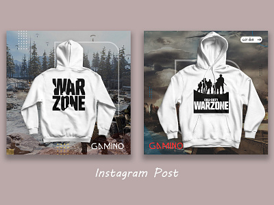 hoodie back and front design for instagram post design illustration isntagram photoshop post psd طراحی گرافیک پست اینستاگرام