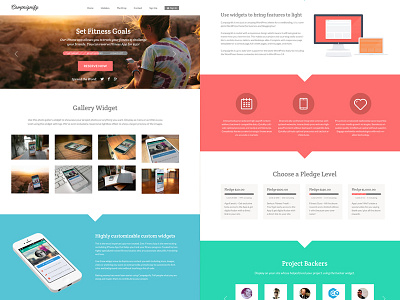 Campaignify Theme Full Layout