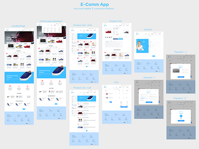 E-comm design thinking e commerce ui designs ui ux user interface design