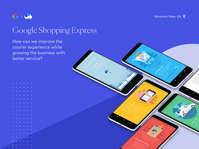 Google Shopping Express courier google marketplace material design material ui service design shopping strategy user research ux