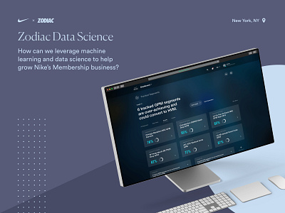 Zodiac Data Science data data science data visualization ltv personalization service design strategy ui design user research ux