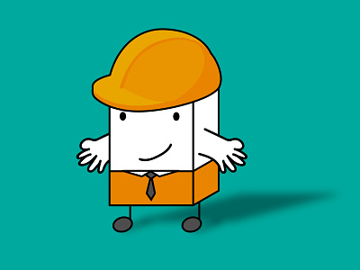 Cartoon Character--Joey as a Project Manager cartoon character design identity illustration illustrator ip vector