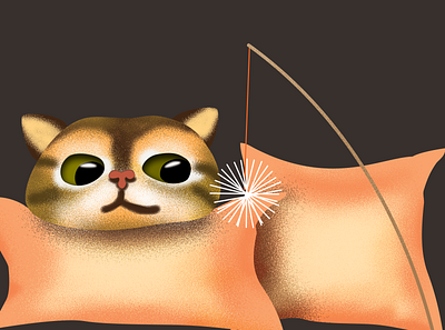 Cat's OCD 2d art app design flat identity illustration illustrator photoshop brush ui vector web