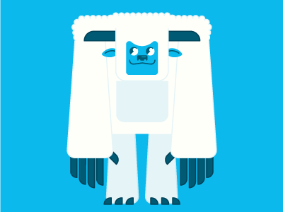 Yeti after effects animation illustration illustrator yeti