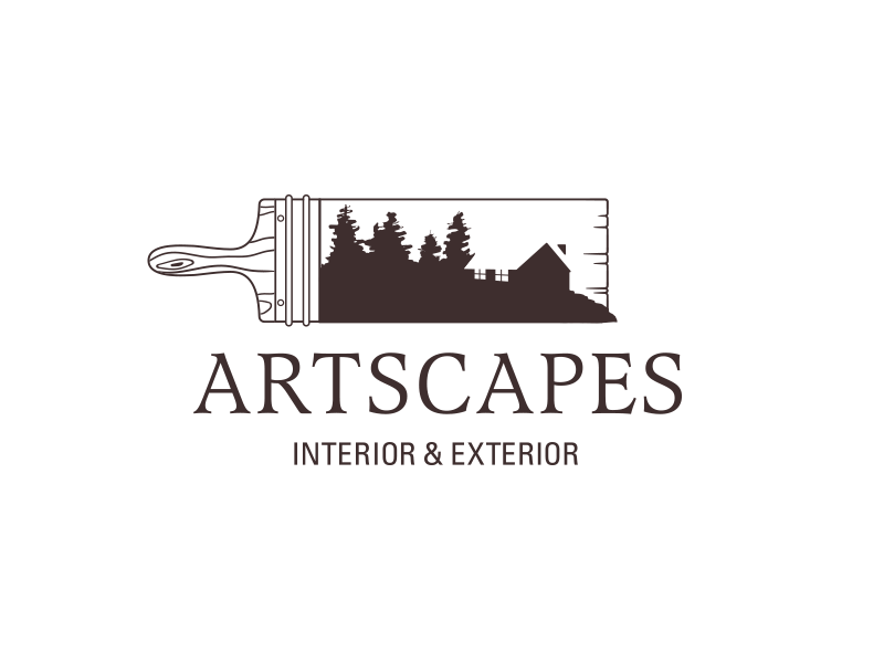 Artscapes Logo Concept artscapes branding design identity illustrator interior design logo