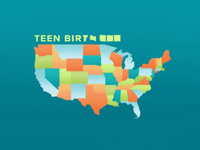 Teen Birth – Map Animations after effects birth illustrator olga khazan photoshop pregnancy rate teen the atlantic