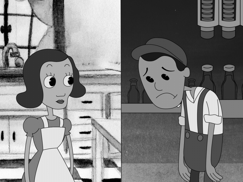 Helen Keller: Put Your Husband in the Kitchen 1930s animation cel animation gender helen keller historical painted rubber hose the atlantic