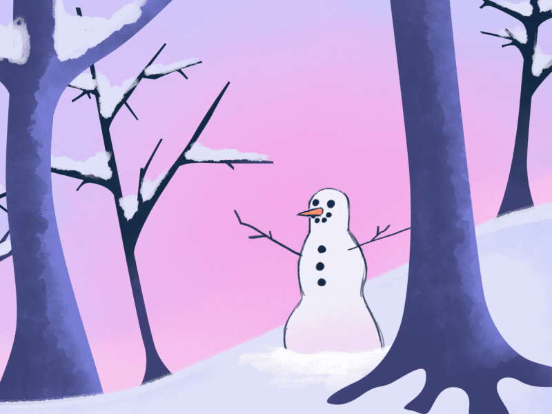Happy Holidays 2018 – 1 cel animation christmas happy holidays holiday new year new year 2018 season snowman traditional animation winter
