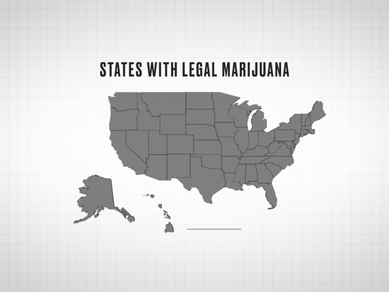 Free-Market Marijuana after effects animation cinema 4d drug use free market legalization map marijuana medical motion graphics recreational regulation the atlantic united states weed