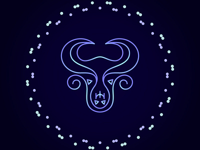 Taurus adobe illustrator bull design design art designdaily icondesign illustration illustration design taurus vector zodiac zodiac sign zodiacsign