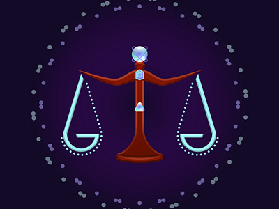 Libra adobe illustrator balance balancing crest logo design art designdaily icondesign illustration illustration design libra zodiac zodiac sign zodiac signs