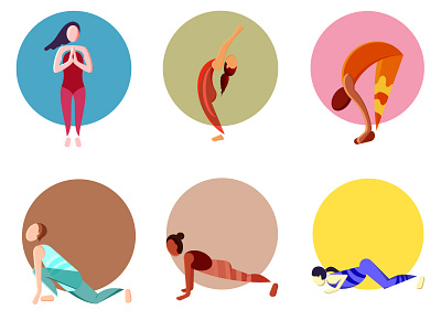 Suryanamaskar Steps adobe illustrator design design art designdaily exercise gra[hics graphic humanillustration illustration illustration design suryanamaskar vector yoga yoga pose
