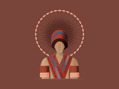 Angami tribesman