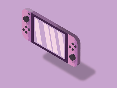Nintendo Switch 2d adobe illustrator design designdaily flat flat illustration illustration illustration design isometric isometric illustration nintendo nintendo switch nintendoswitch vector videogame