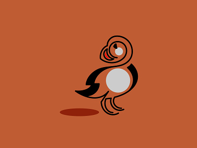 Atlantic Puffin 2d 2d art adobe illustrator bird bird illustration design design art designdaily flat flat illustration geometic humanillustration illustration illustration design puffin vector