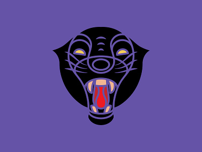 Black Panther 2d 2d art adobe illustrator animal animal illustration animal logo black panther design design art designdaily flat flat illustration illustration illustration design logo vector