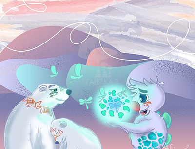 Polar Magic cartoon character cartooning digital art illustration art illustration design