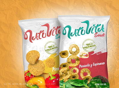 Natuvita Snacks Branding and Packaging brand design brand identity branding digitalart logo package design packaging vector