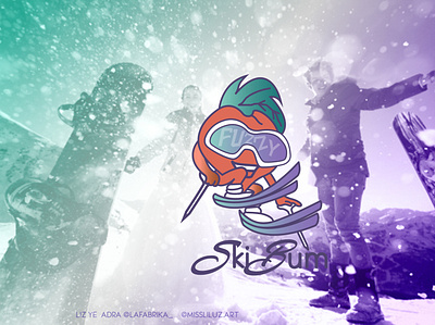 Ski Bum Branding brand identity branding characterdesign design illustration logo logos