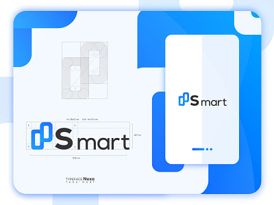 S-Mart Mobile Accessories Shop Logo Design gradient gradient logo gradient logo design logo logo design modern logo modern logo design