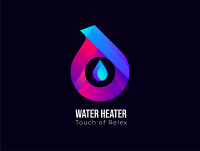 Water Heater Logo Design a letter logo design education logo gradient logo gradient logo design icon icon design illustration logo logo design modern logo water heater logo