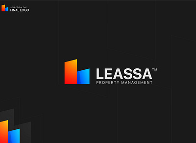 Leassa Gradient Logo Design branding business design ecommerce gradient logo icon icon design logo logo design ui