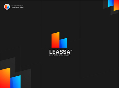 Leassa Gradient Logo Design branding business ecommerce gradient gradient logo icon icon design illustration logo logo design modern logo realestate ui