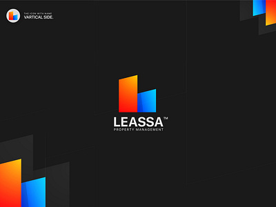 Leassa Gradient Logo Design