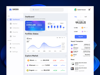 Cryptocurrency Dashboard