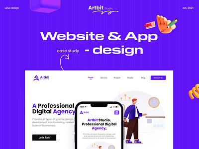 Digital Agency Web Case Study - Sadekud agency agency web agency website agency website ui case study digital agency digital agency web digital agency website inspiration portfolio portfolio ui portfolio web inspiration product design ui uiux study web web design web ui