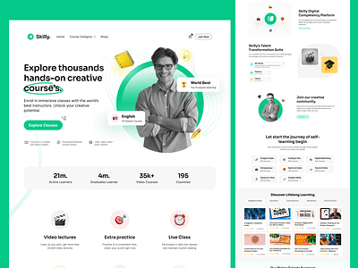 e-Learning Landing Page - sadekud