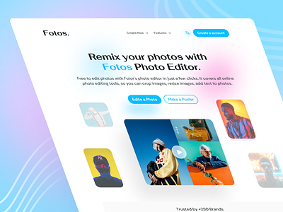 Online Photo Editing Ai tool Landing Page - sadekud web design