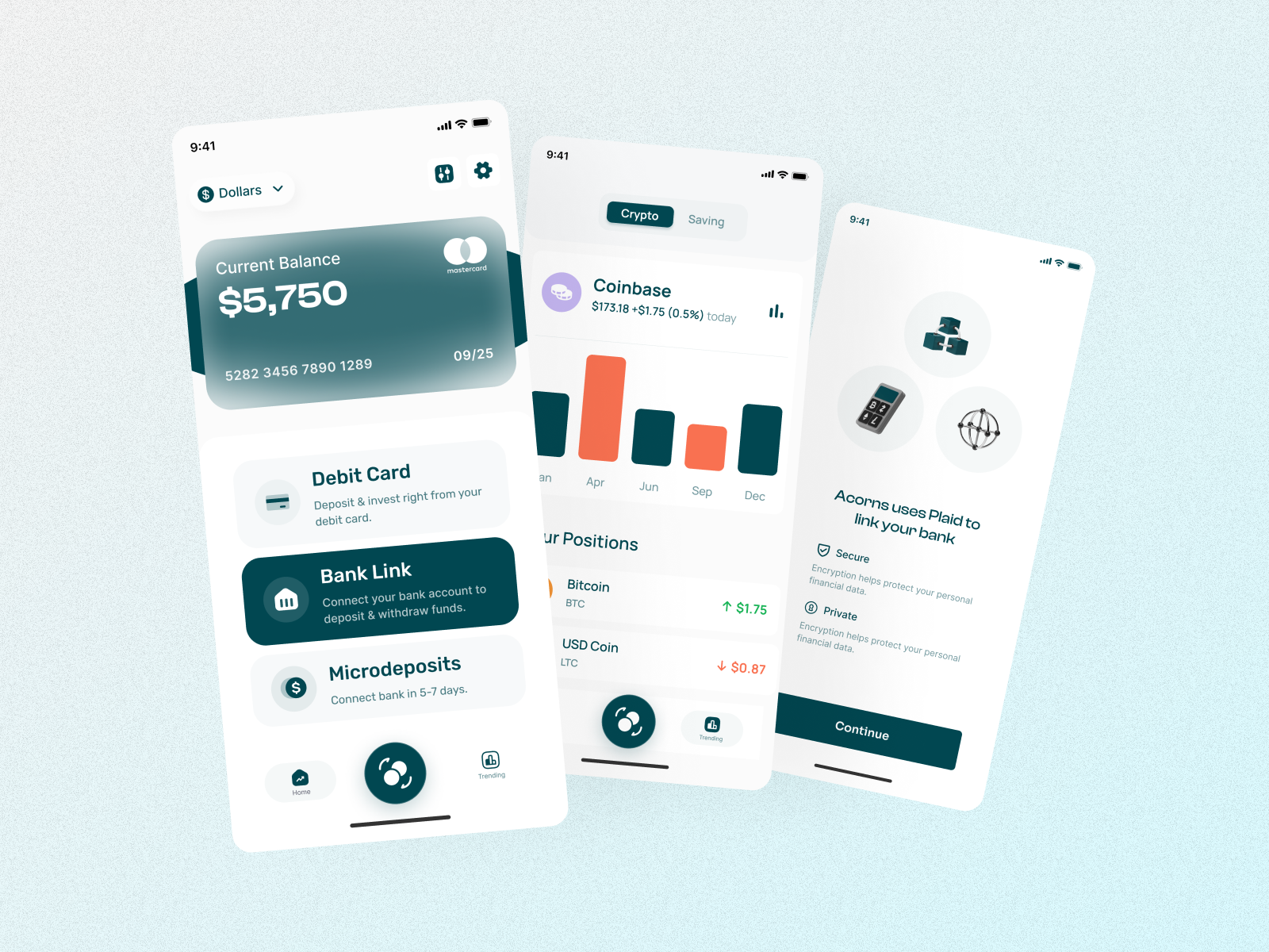 Crypto - Exchange wallet app by Sadek Hossen on Dribbble