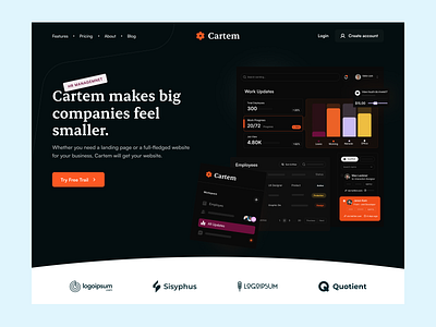 HR Management Landing Page - sadekud hr hr landing page hr management hr management landing page hr saas landing page web design