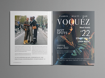 Vogue magazine template graphic design indesign magazine magazine design print template vogue