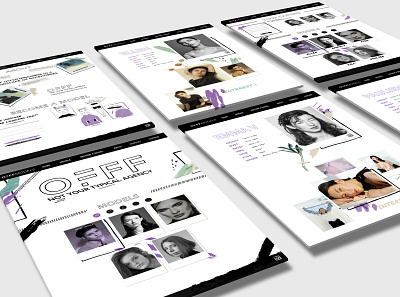 Webdesign Model Agency brush collage model model agency offfmodels paint uidesign uidesigns webdesign webdesigner website