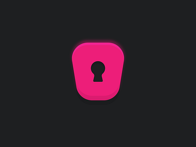 Lock Logo app icon lock locked logo magenta security store