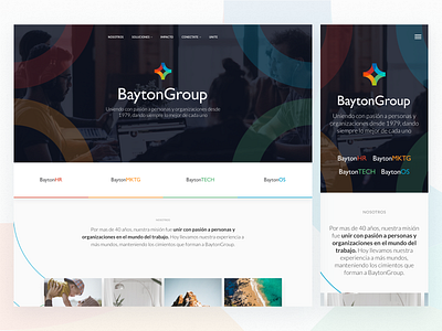 Bayton Group Website - Home Page