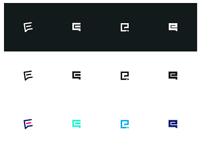 E Monogram Logos