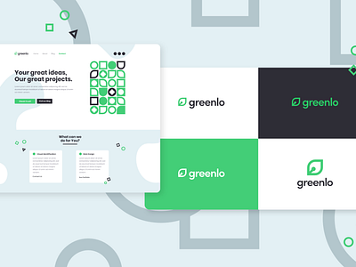 Greenlo Website and Logo Design