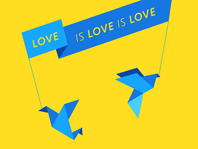 Love is love is love design illustration vector art