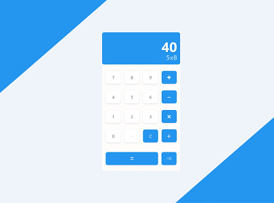 Calculator app dailyui design ui uiuxdesign