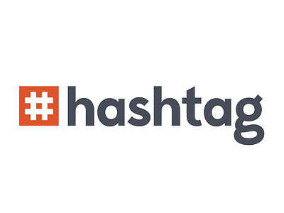 Hashtag Logotype icon logo logotype
