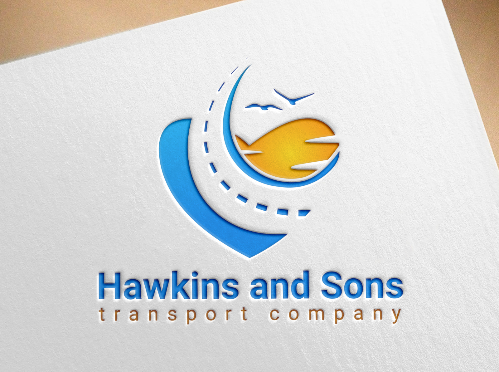 Transport company logo by Sumaiya Afrin Smrity on Dribbble